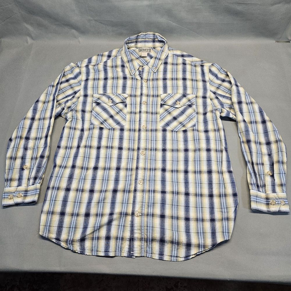 Duluth‎ Trading Co Shirt Size XL Tall Mens Free Swinging Plaid